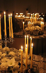 卓上装花 流しテーブルの見本