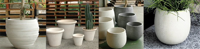 鉢カバー ホワイト