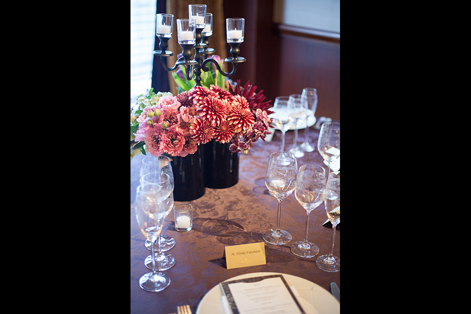 シャングリラホテル 結婚式 ウェディングフラワー17ウェディングフェア－表参道の花屋 LIFEDECO flower works