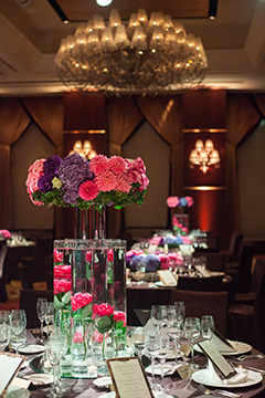 サムネイル　シャングリラホテル 結婚式 ウェディングフラワー27ウェディングフェア－表参道の花屋 LIFEDECO flower works