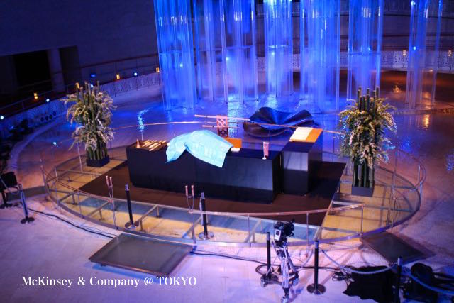 McKinsey & Company03 コーポレートパーティー装花-表参道の花屋 LIFEDECO flower works