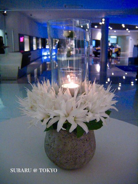 SUBARU(スバル)@TOKYO 02 コーポレートパーティー装花-表参道の花屋 LIFEDECO flower works